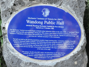 Historical Plaques Program