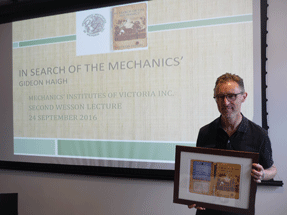 2nd annual wesson lecture mechanics institutes
